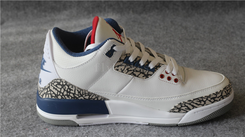 Air Jordan III 3 OG True Blue White Nike Back